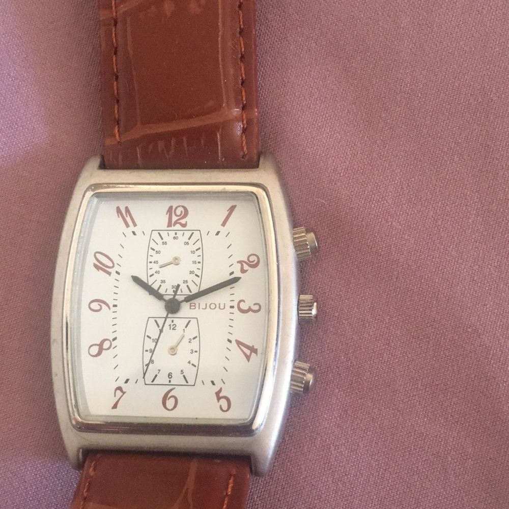 Barely worn brown Bijou costume watch